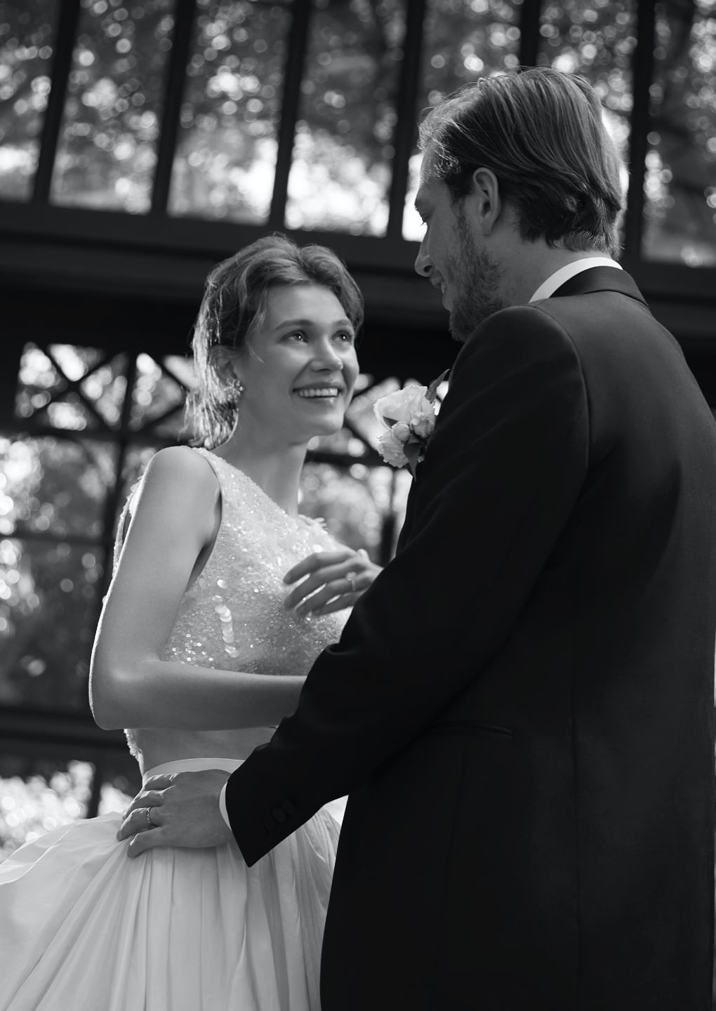 BRIDE : EAU IMPÉRIALE / GROOM : TUXEDO KN-05 TAGLIATORE BLACK画像